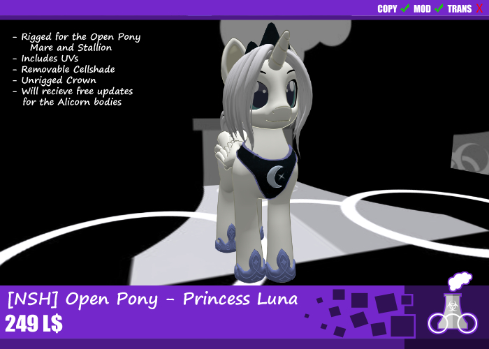 [NSH] Open Pony - Princess Luna