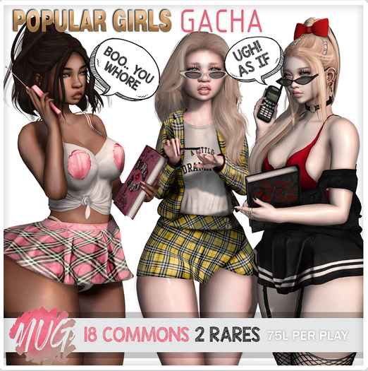 Mug - Popular Girls - #2 Crissie Outfit RARE + HUD
