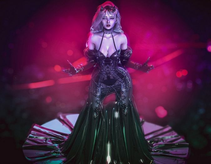 Violent Seduction - Moros Dress - Legacy[P] (DARKS) RARE + HUD