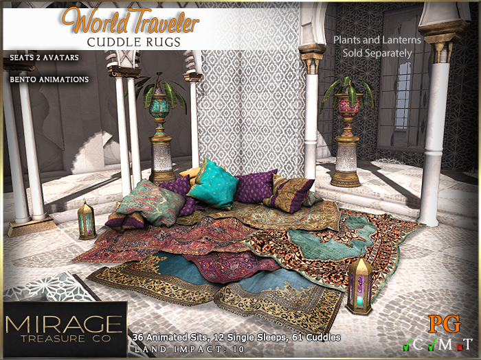 {Mirage} World Traveler Cuddle Rugs PG