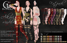 *LE* Akari sandals Fatpack