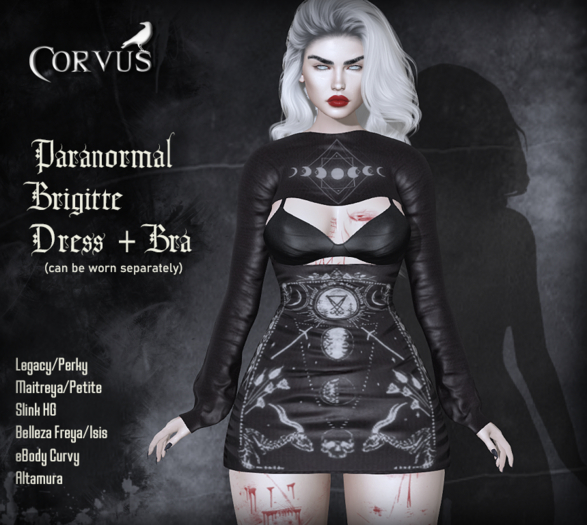 Corvus : Paranormal Brigitte Dress + Bra