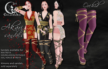*LE* Akari sandals Orchid