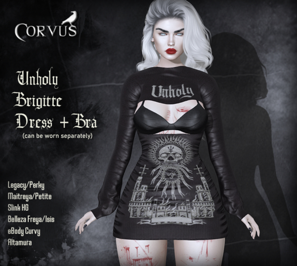 Corvus : Unholy Brigitte Dress + Bra