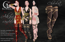 *LE* Akari sandals Chocolat
