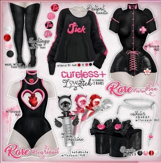 CURELESS [+] LoveSick / HG PETITE / Nurse Ann / RARE