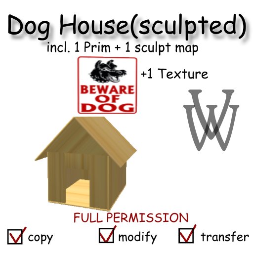 dog house (sculpted)