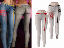 -[ vagrant ]- Cecilia Jeans - White