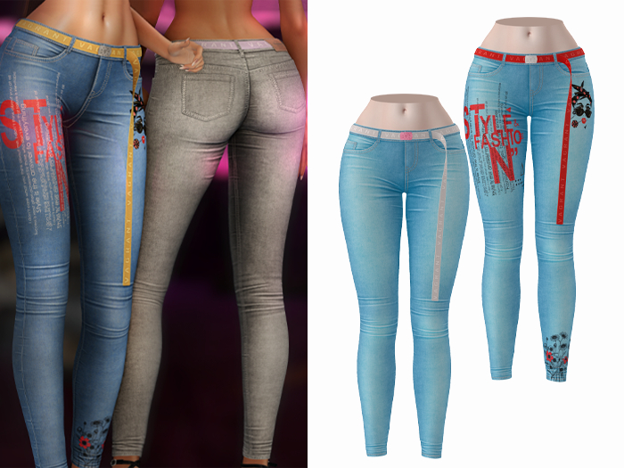 -[ vagrant ]- Cecilia Jeans - Light Blue