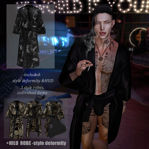 +HILU ROBE -style deformity (GARA black)