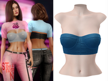 -[ vagrant ]- Cecilia Corset - Blue