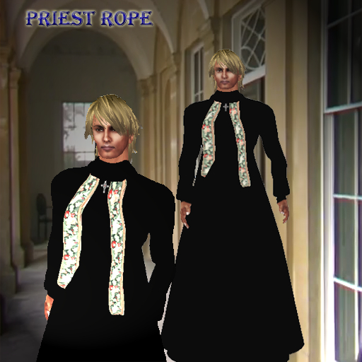 PRIEST ROBE BLACK BOX COPY