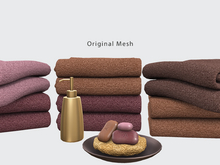 ACORN Towels and Soaps Set -Clay