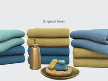 ACORN Towels and Soaps Set -Clay