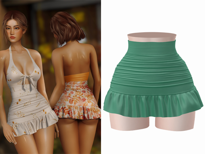 -[ vagrant ]- Emma Skirt - Emerald