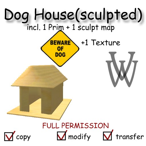 dog house (sculpted)