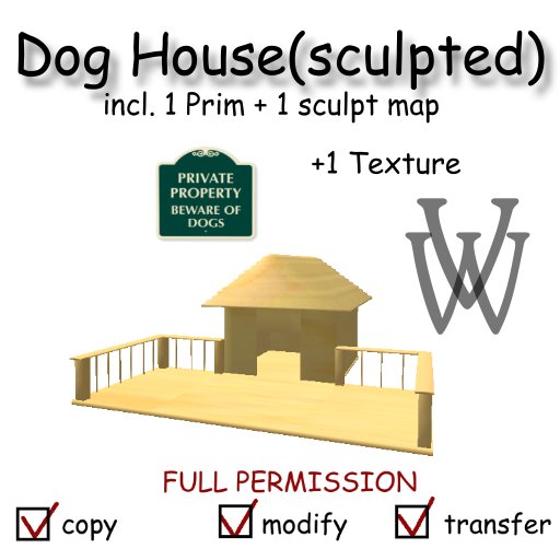 dog house (sculpted)