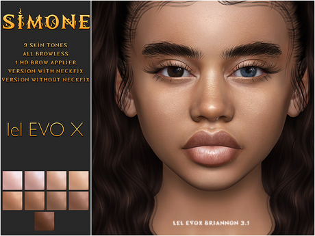 Second Life Marketplace - RELENTLESS Simone Skin [EVOX]