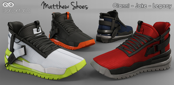 Matthew Male Shoes Fatpack - Signature Gianni, Belleza Jake , Legacy - FashionNatic