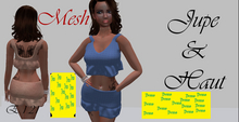 JUPE & HAUT EVE - E.1.21 - PULPY - demo - MESH