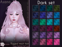 [^.^Ayashi^.^] Asana hair-Dark set