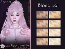 [^.^Ayashi^.^] Asana hair-Blond set