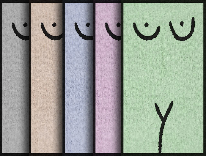 ^Dejavu^ Full Perm BathRoom  Rug Texture