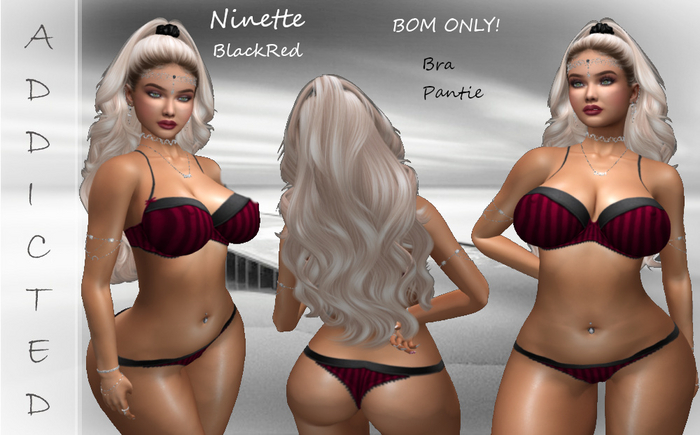 Addicted Ninette BOM BlackRed