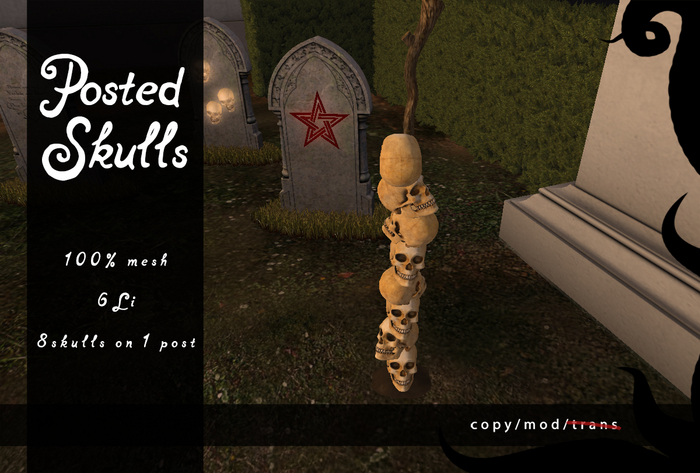 [TE] Posted Skulls