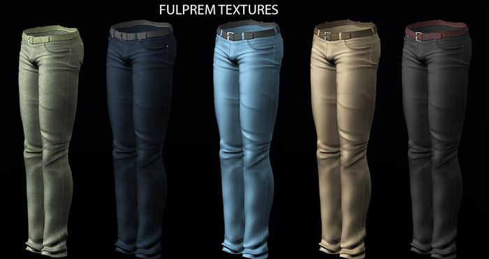 RADEX FULPERM TEXTURES 01 -FullPerm: Jake & Gianni&Legacy jeans