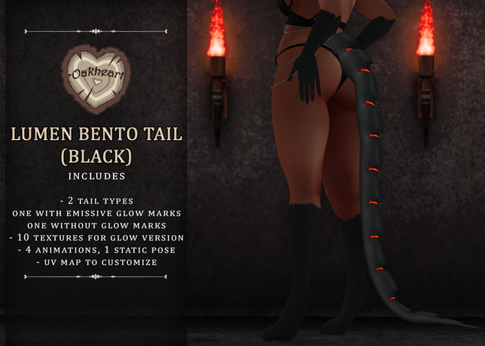 Oakheart - Lumen Tail Black 