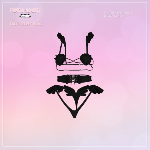 *PS* Panda Squad - Kaci's Secrets - Black