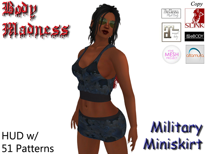 BM - Military Mini Skirt