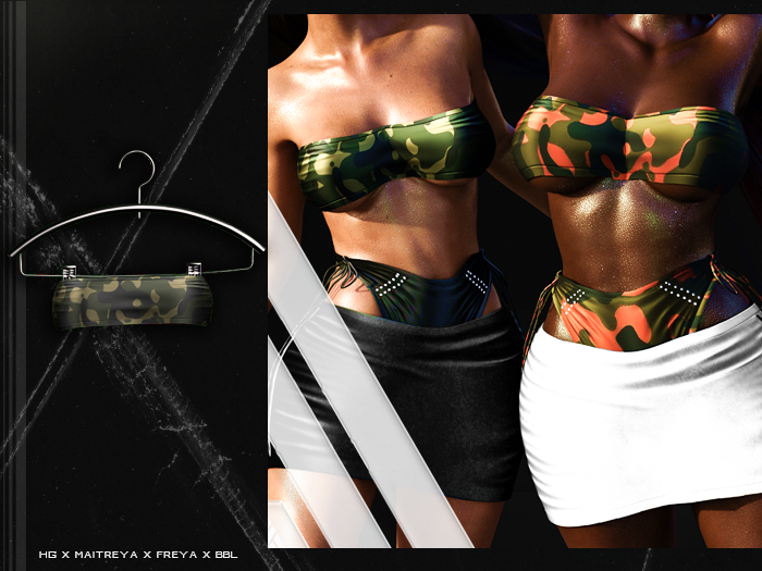 PLX. "Claire" Bra // Camo