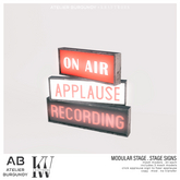 Atelier Burgundy + Kraftwork . Stage Signs *ADD*