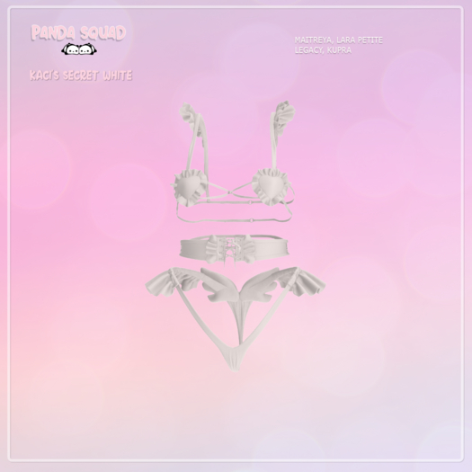 *PS* Panda Squad - Kaci's Secrets - White