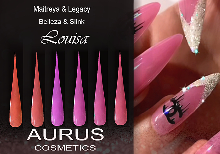 A U R U S - Louisa Stiletto Bento Nails