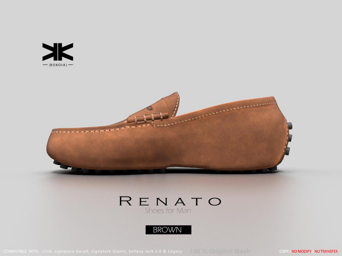 Renato :: Man Shoes :: Brown :: {kokoia}