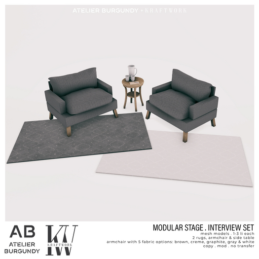 Atelier Burgundy + Kraftwork . Interview Set *ADD*