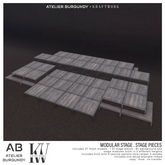 Atelier Burgundy + Kraftwork . Modular Stage Pieces *ADD*