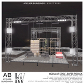 Atelier Burgundy + Kraftwork . Modular Stage Super Fatpack*ADD*