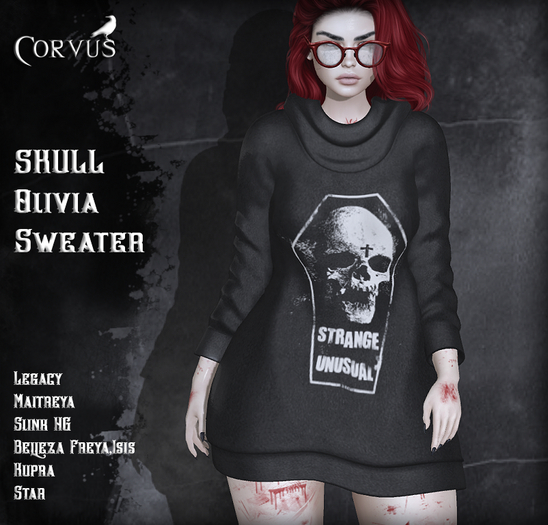 Corvus : Skull Olivia Sweater