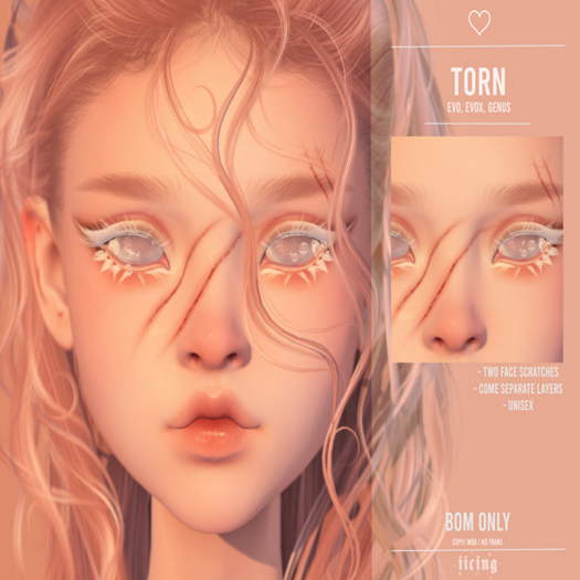 torn // . i i c i n g . 