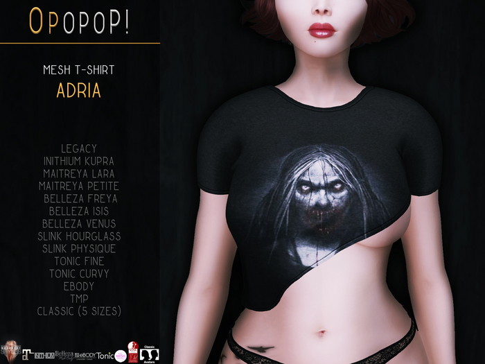 OPOPOP ! Mesh T-Shirt ADRIA V#5