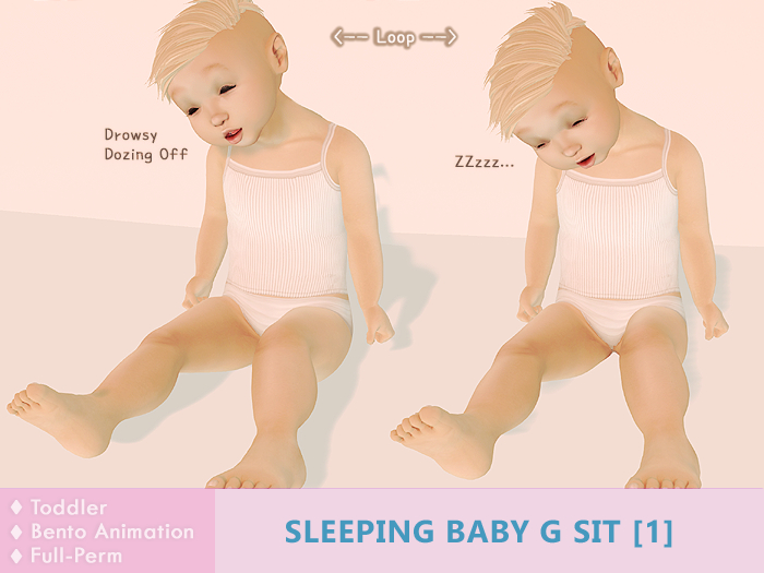 Sleeping Baby G Sit 1 (Sleepy/Dreaming/DozingOff)