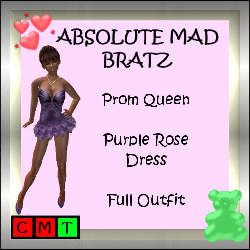Purple Rose Dress
