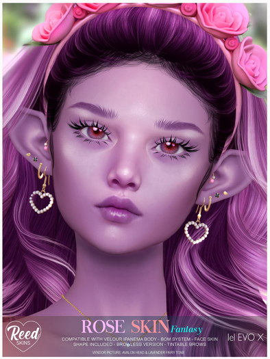 REED-ROSE L.EVO X (VELOUR TONE)-POISON