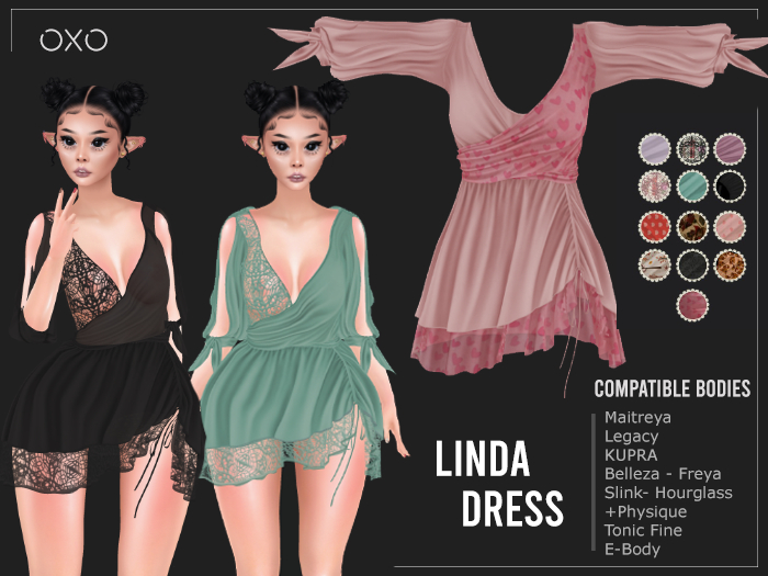 OXO-Linda Dress FATPACK