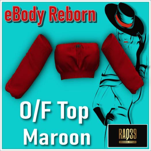 [R39] Reborn O/F Top Maroon