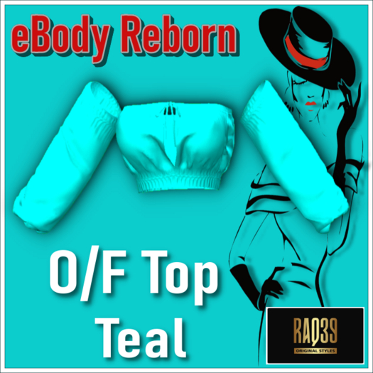 [R39] Reborn O/F Top Teal